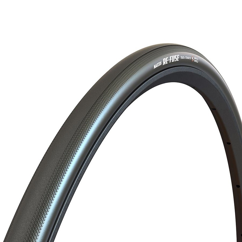 Maxxis Re-Fuse Gen 2 Tire – 700 x 25 Clincher Folding BLK Single MaxxShield