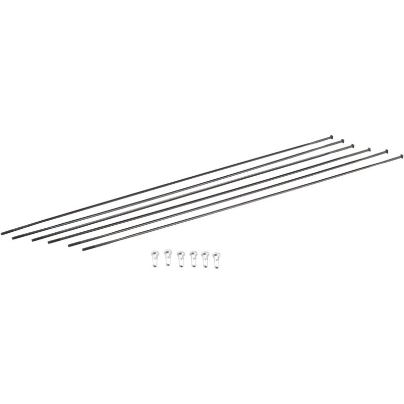 DT Swiss CR1400 DiCut 25 DB Spoke Kit: Front & Rear Black
