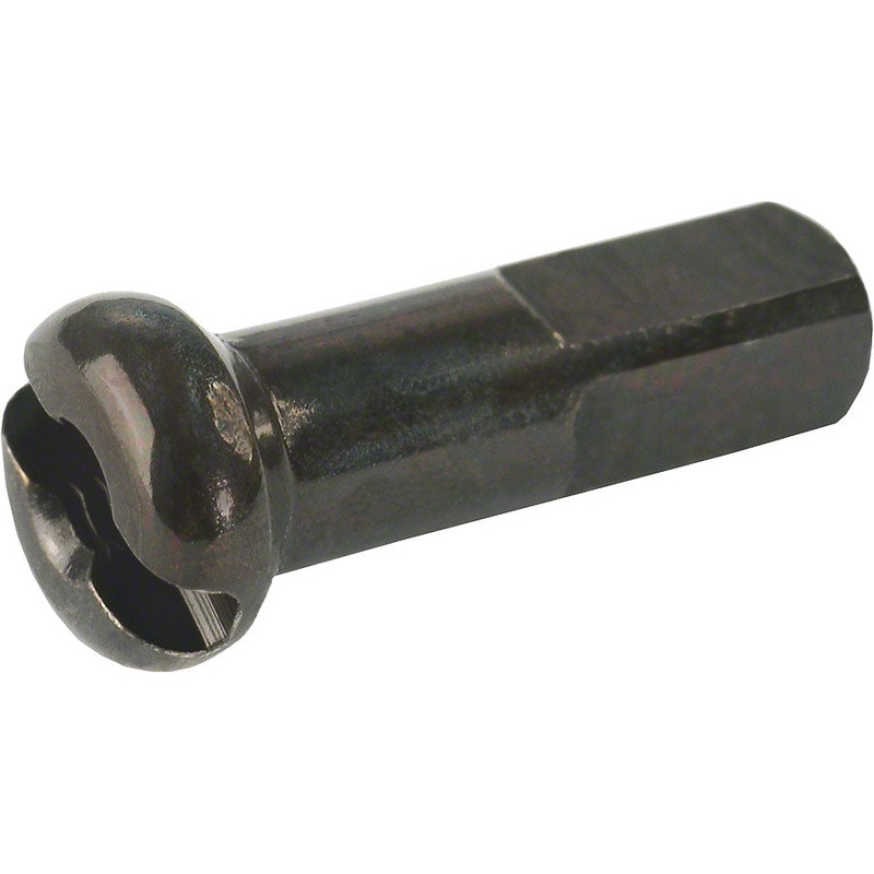 DT Swiss Pro Lock Brass Nipples: 1.8 x 12mm Black Box of 100