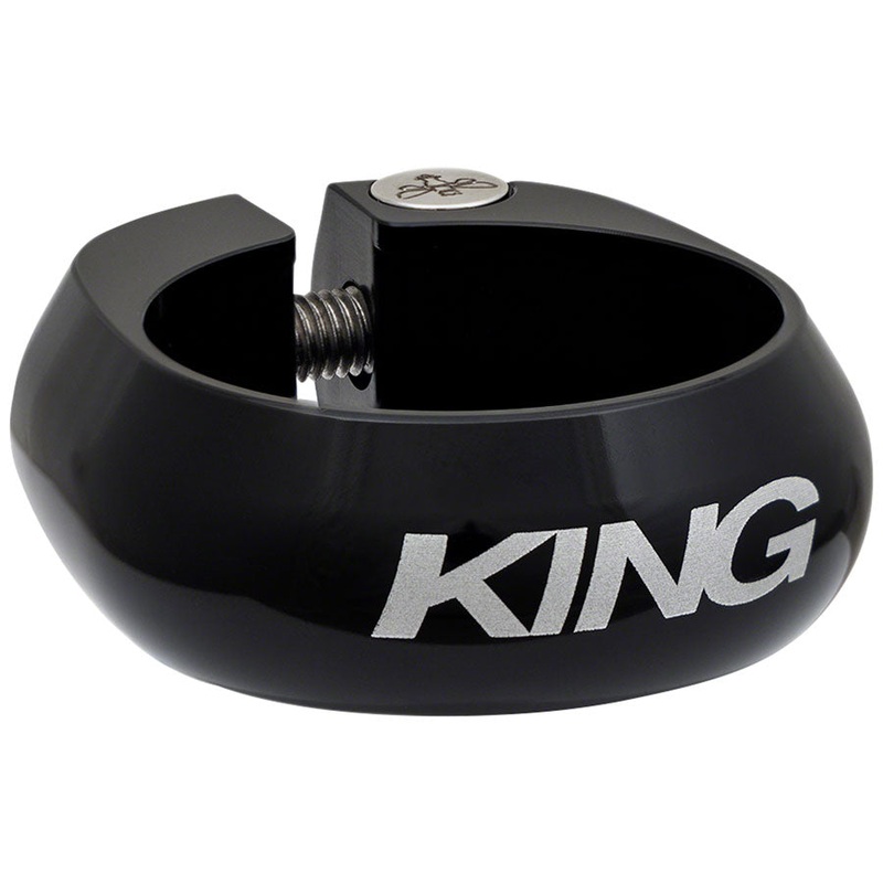 Chris King Seatpost Clamp – 31.8mm Bolt-On Black