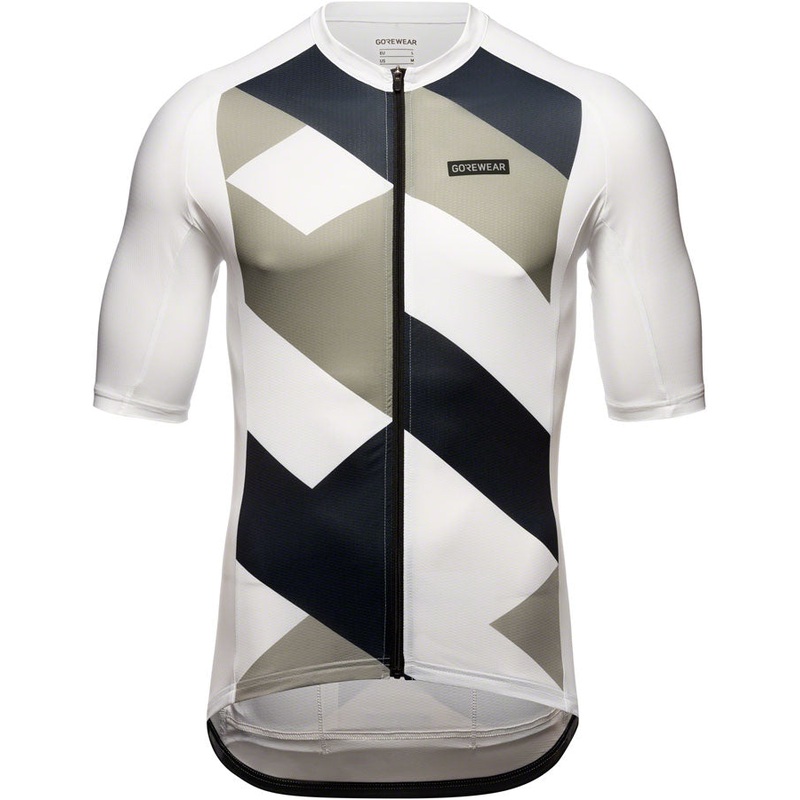 Gorewear Spirit Signal Jersey – White/Lab Gray Mens Medium