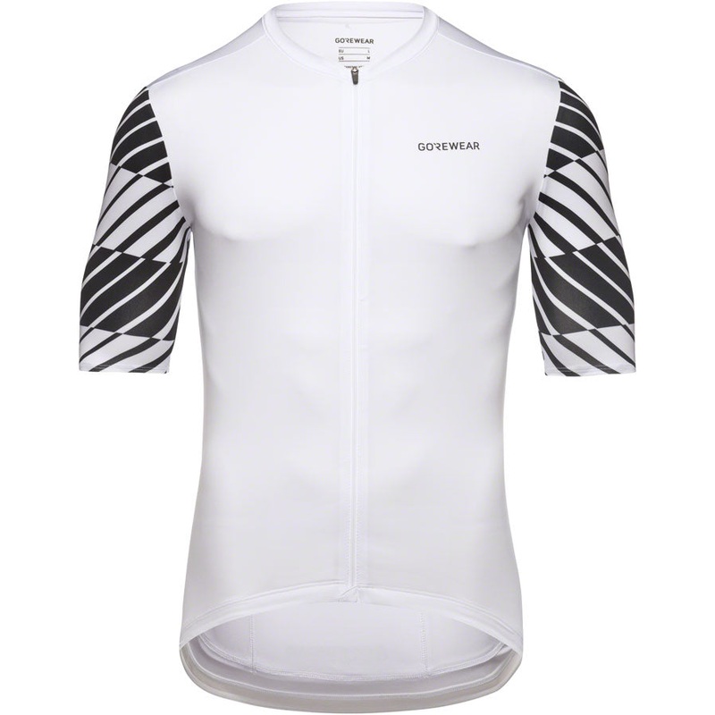 Gorewear Swiftride Optical Jersey – White/Black Mens Medium