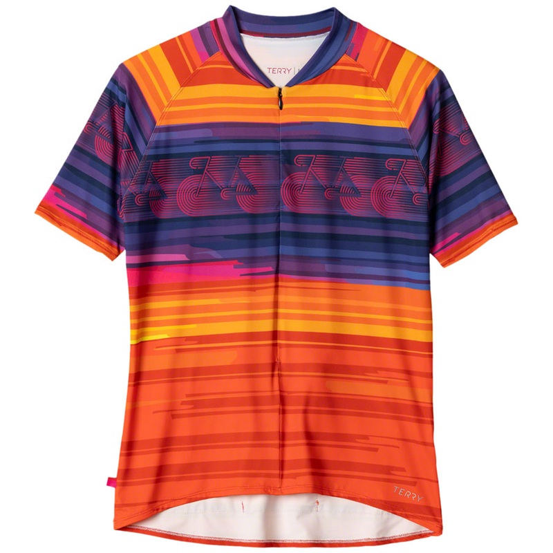 Terry Soleil Flow Short Sleeve Jersey – Womens Horizoom Large