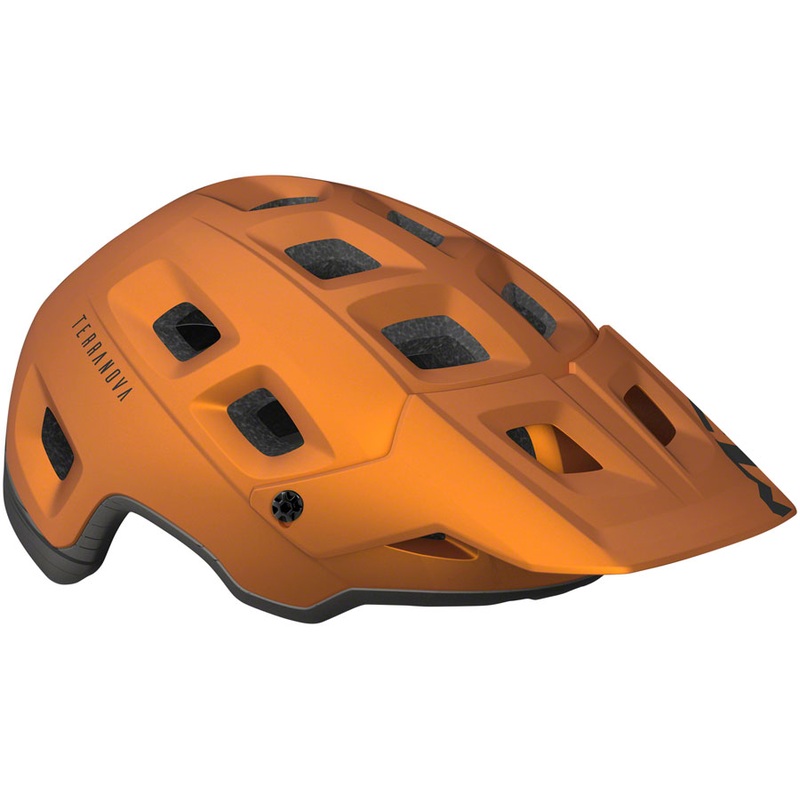 MET Terranova MIPS Helmet – Orange Titanium Metallic Matte Large