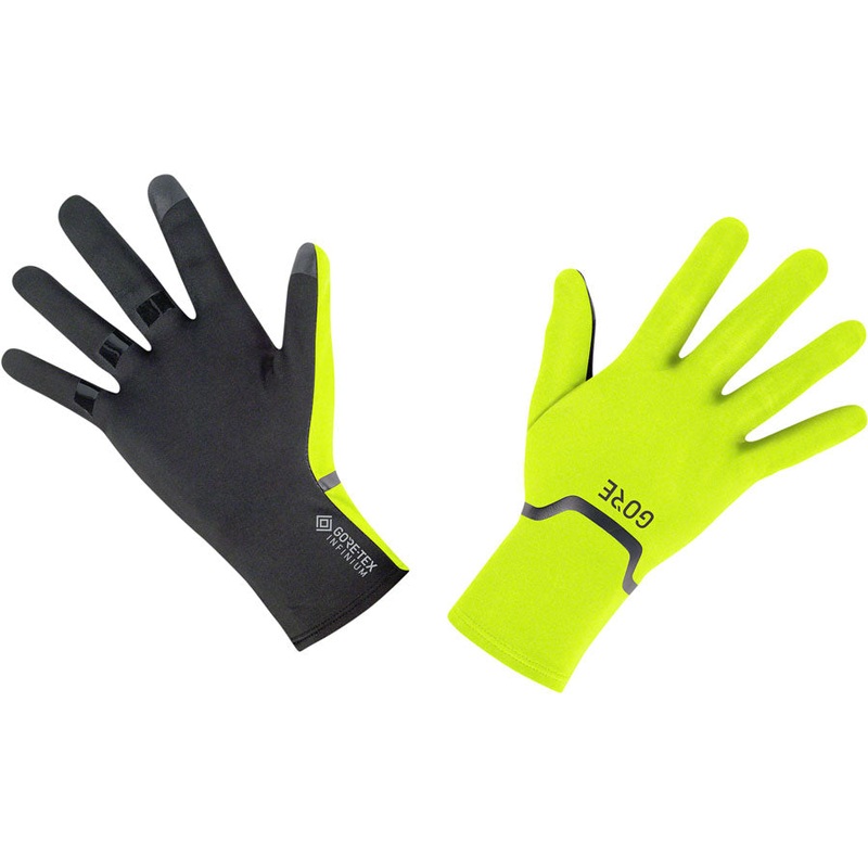 Gorewear Gore Tex Infinium Stretch Gloves – Yellow/Black Full Finger Medium