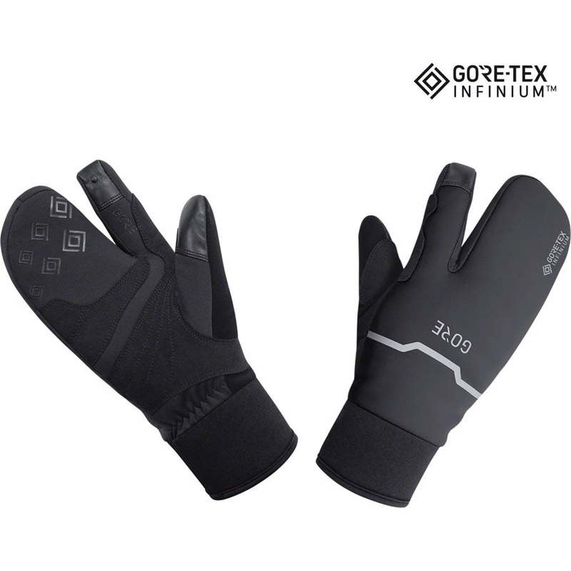 Gorewear Gore Tex Windstopper Infinium Thermo Split Gloves – BLK Lobster Style X-Large