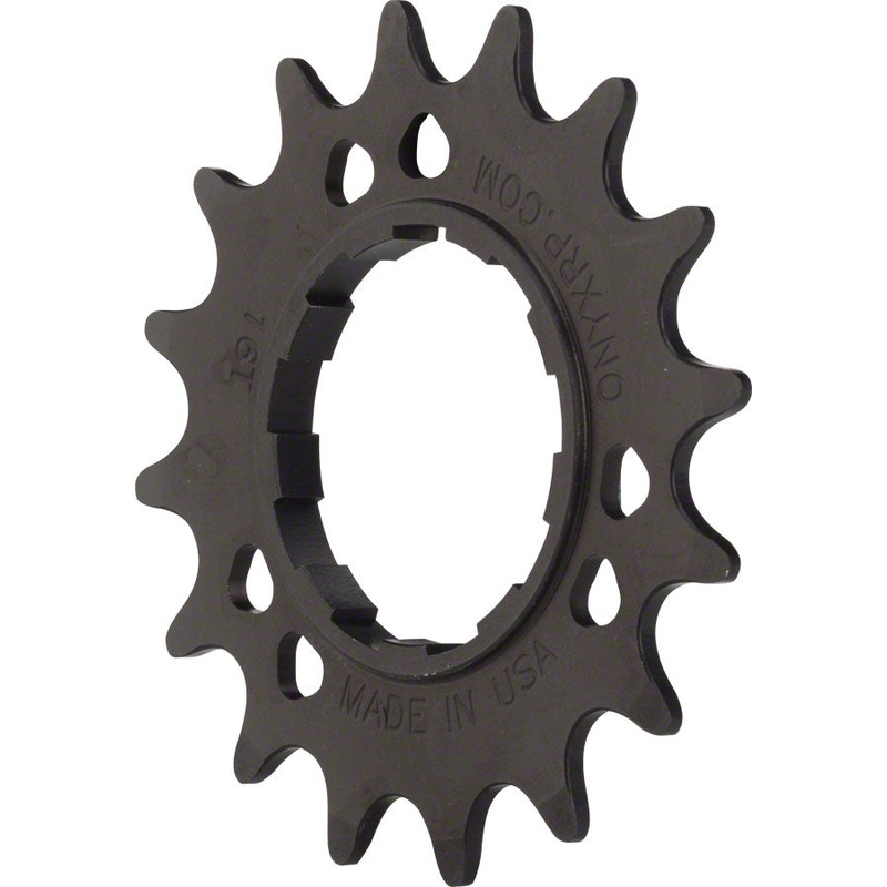 Onyx Aluminum Cog: 3/32″ 18t Black