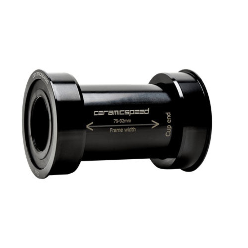 CeramicSpeed EVO386 Bottom Bracket – 86mm 24mm Spindle Black