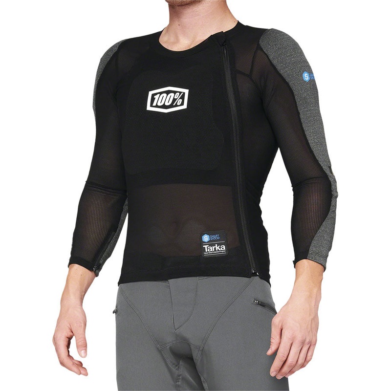 100% Tarka Long Sleeve Body Armor – Black Large