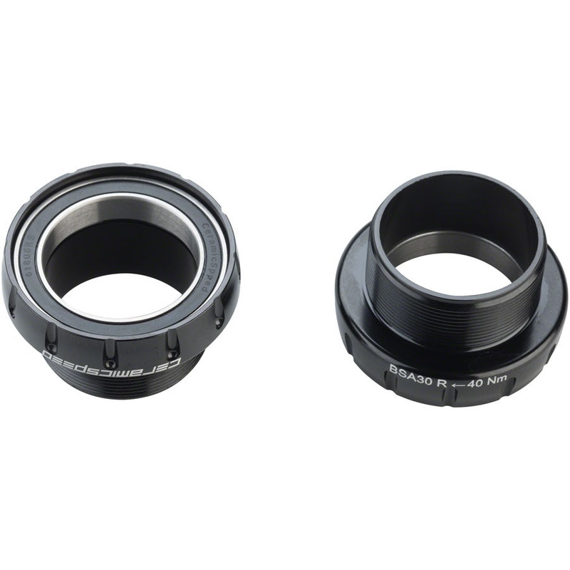 CeramicSpeed BSA30 Bottom Bracket – BSA Thread 30mm Spindle Black