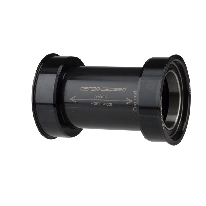 CeramicSpeed PF4630 Bottom Bracket – PF30/BBright/386EVO 30mm Spindle Black