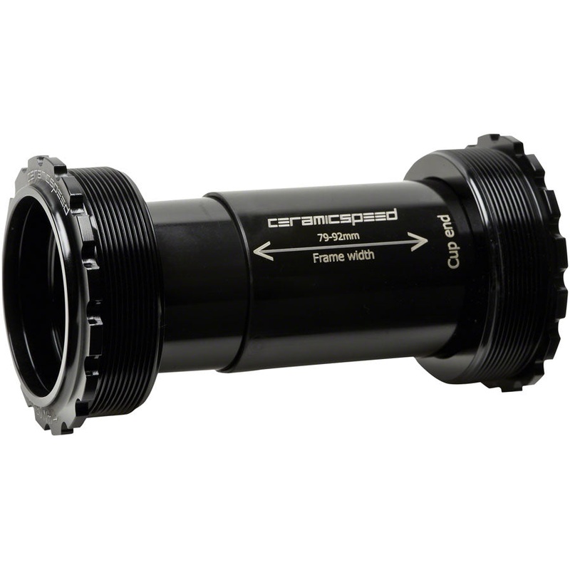 CeramicSpeed T47/86 Bottom Bracket – Campagnolo Ultra Torque Coated Races BLK