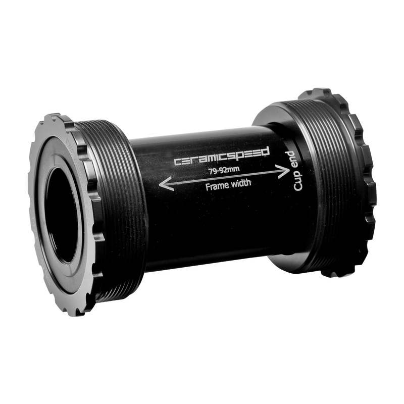 CeramicSpeed T47/86 Bottom Bracket – Shimano Black