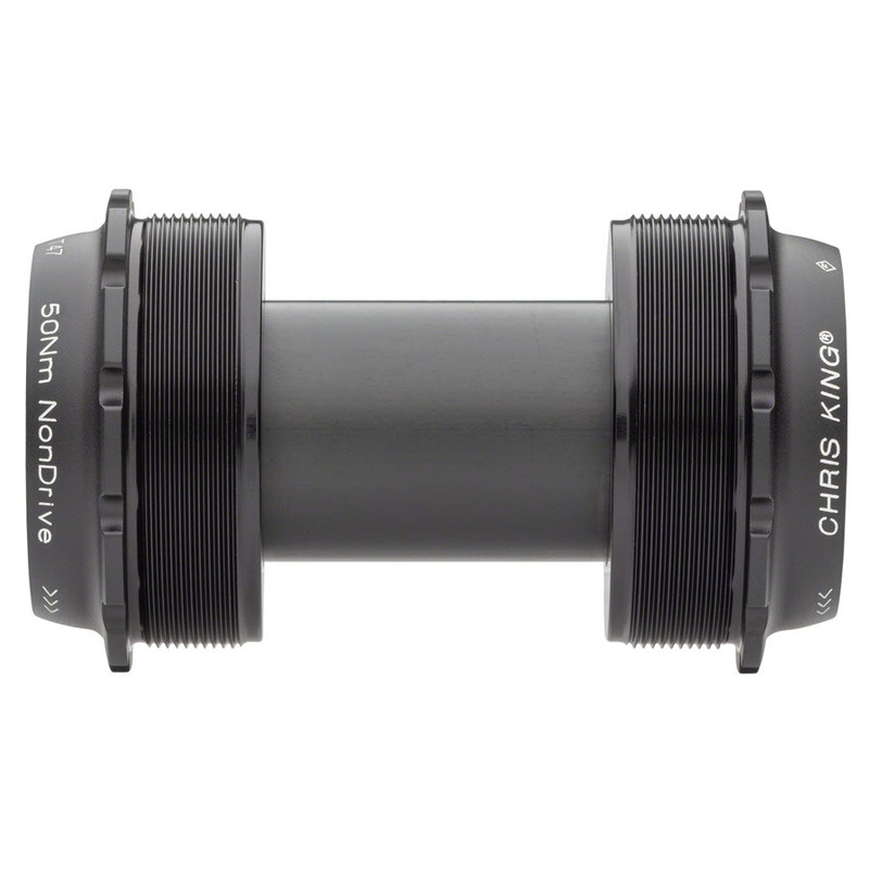 Chris King ThreadFit T47 24x Bottom Bracket Fit Kit 4 – T47 For Shimano Hollowtech II Matte Jet
