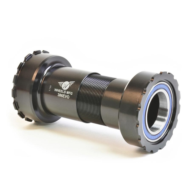 Wheels Manufacturing 386EVO Bottom Bracket – ABEC-3 Bearings For 24mm Shimano Cranks BLK
