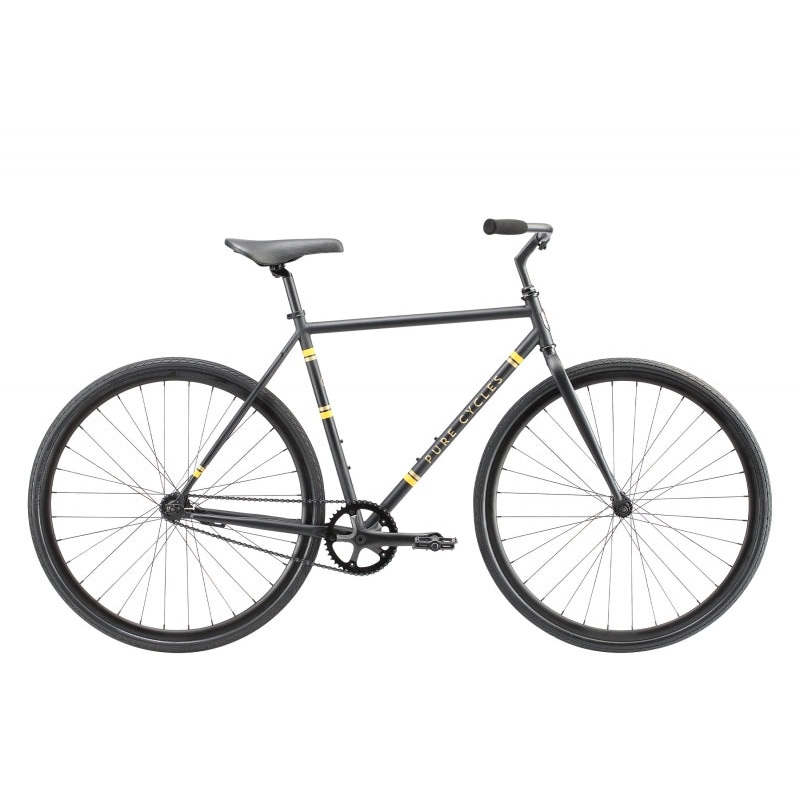 Pure cycles Coaster Step-Over 58cm 700c Anodized Black Single Speed Coaster Brake