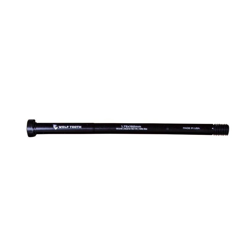 Wolf Tooth Rear Thru Axle – M12 1.75 x 192mm Black