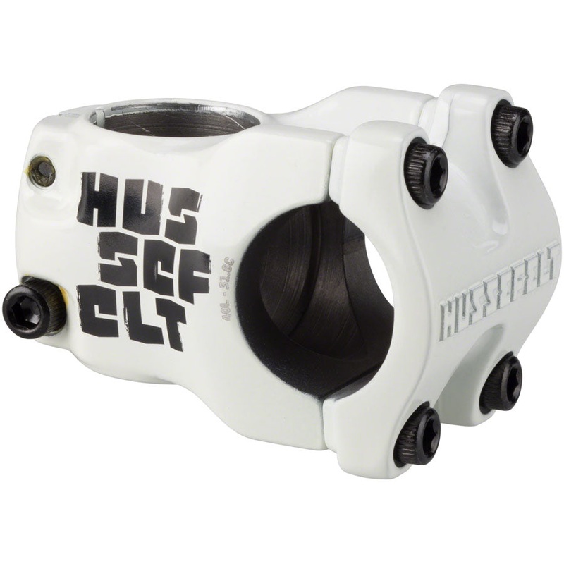 TruVativ Hussefelt Stem – 40mm 31.8 Clamp +/-0 1 1/8″ Aluminum White