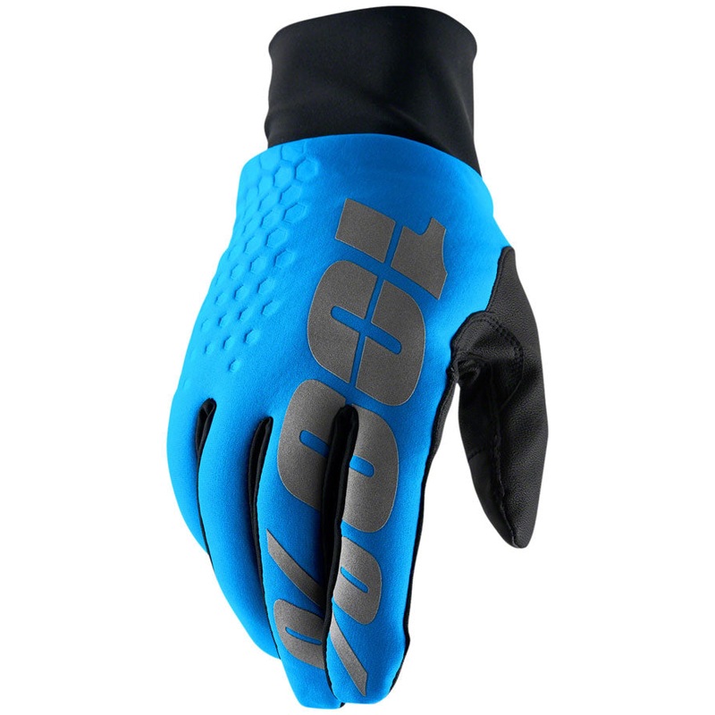 100% Hydromatic Brisker Gloves – Blue Full Finger X-Large