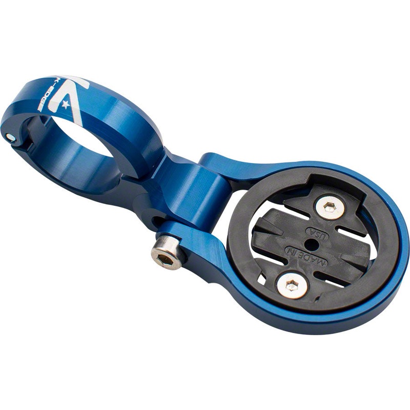 K-EDGE Garmin Sport TT/Aero Handlebar Mount: 22.2mm Blue