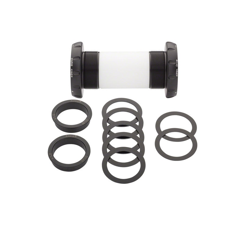 Chris King ThreadFit 30 Bottom Bracket Fit Kit 1 – English For DUB Mountain Matte Jet