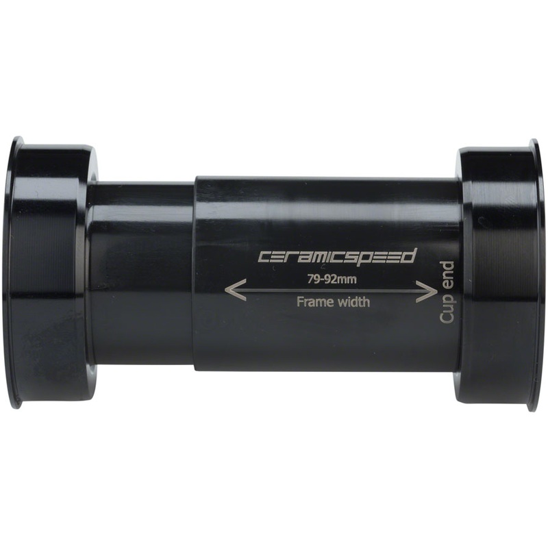CeramicSpeed PF4630 Bottom Bracket – PF30/BBright/386EVO 30mm Spindle Coated Races BLK