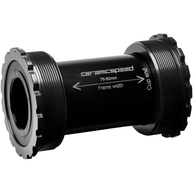 CeramicSpeed T47/86 Bottom Bracket – SRAM DUB Road Coated Races Black