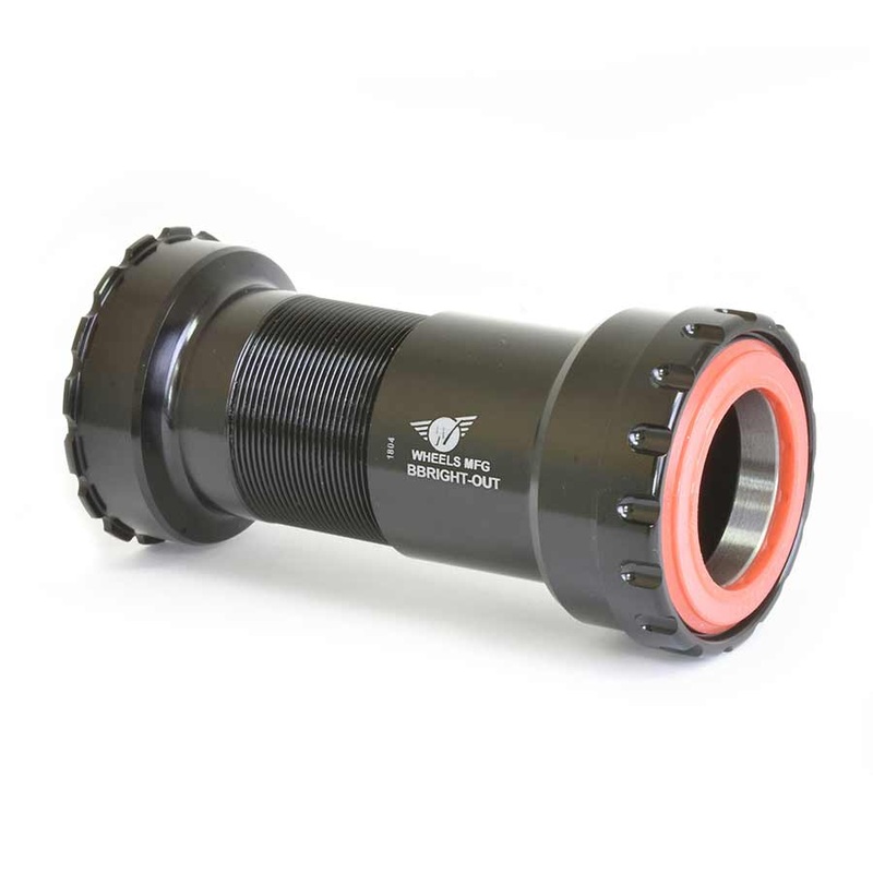 Wheels Manufacturing PressFit BBRight Thread-Together Bottom Bracket – DUB Spindle ABEC-3 Bearing BLK