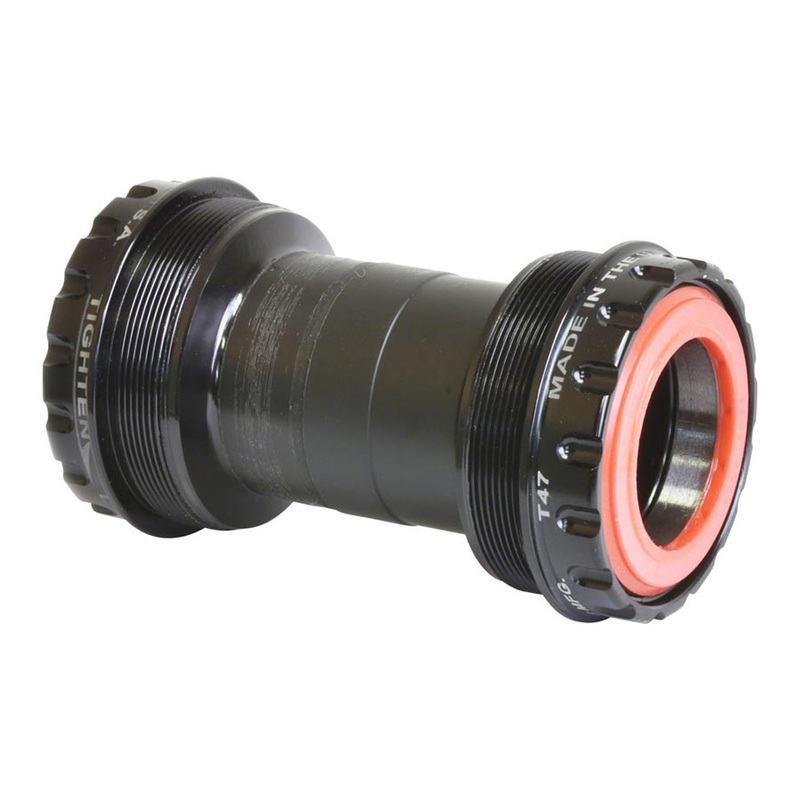 Wheels Manufacturing T47 Outboard Bottom Bracket – DUB Spindle ABEC-3 Bearing BLK