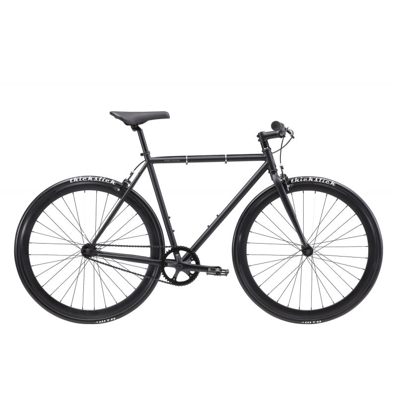 Pure cycles Original Step-Over 61cm Juliet – Matte Black 700c Matte Black 1 Speed Rim Brakes
