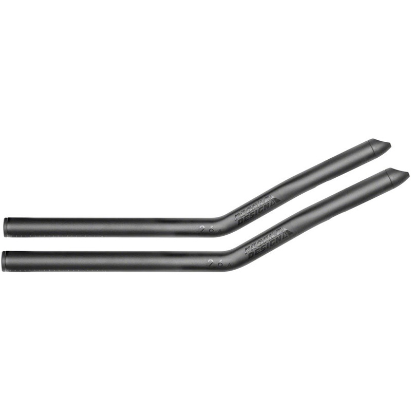 Profile Design 26a Aluminum Aerobar Extensions – Aluminum 400mm Black