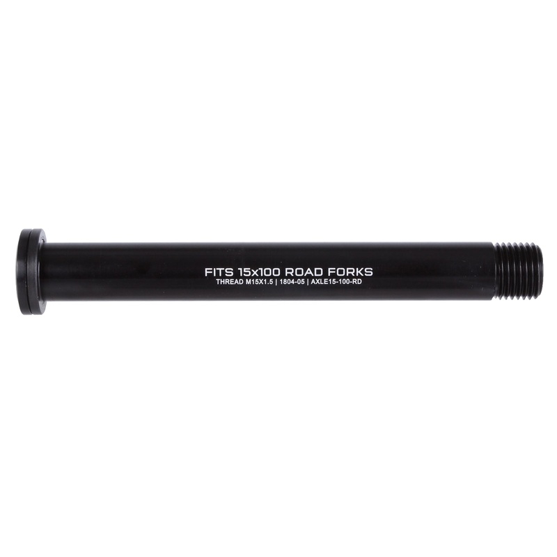 Wolf Tooth Front Thru Axle – 15 x 100mm Road Black