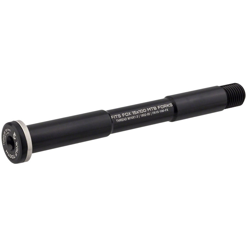 Wolf Tooth Front Thru Axle – FOX 15 x 100mm Black