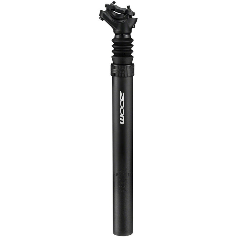 Zoom 15mm Offset Suspension Seatpost – 27.2 x 350mm Anodized Black
