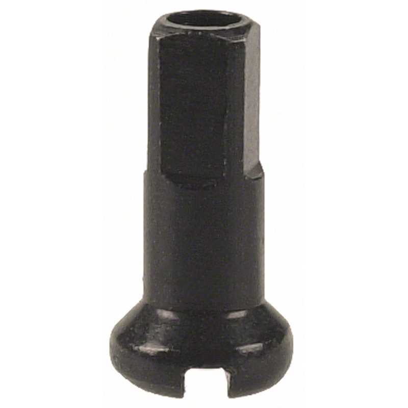 DT Swiss Standard Spoke Nipples – Brass 2.0 x 12mm Black Box of 100