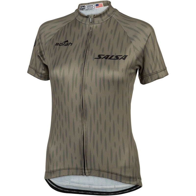 Salsa Womens Hinterland Jersey – X-Large Olive Green