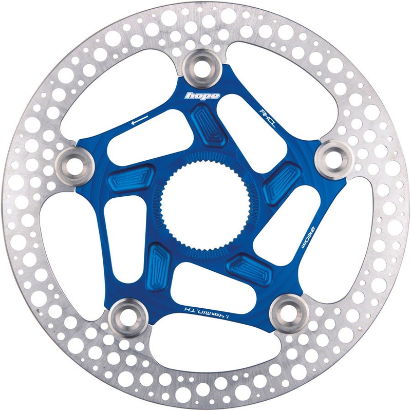 Hope RX Disc Rotor – 140mm Center-Lock Blue