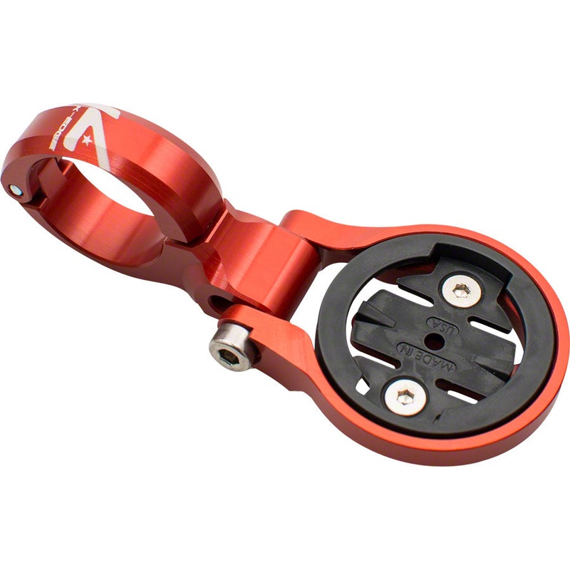 K-EDGE Garmin Sport TT/Aero Handlebar Mount: 22.2mm Red