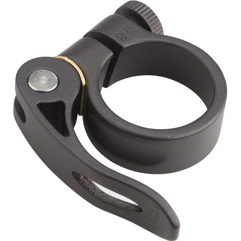 Zoom Alloy Seatpost Clamp – 31.8mm QR Black