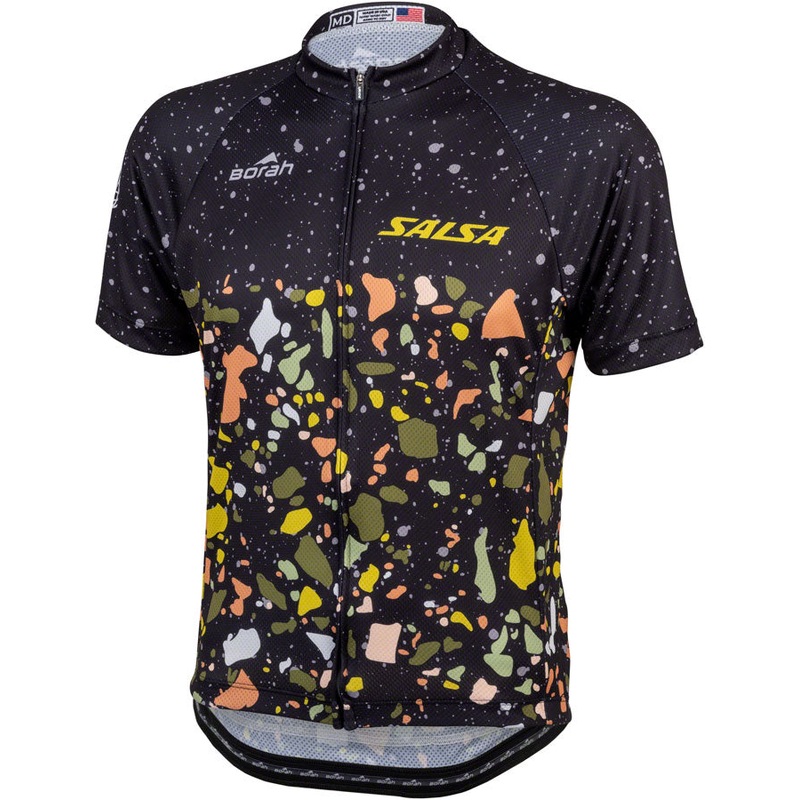 Salsa Mens Terrazzo Jersey – Medium Black