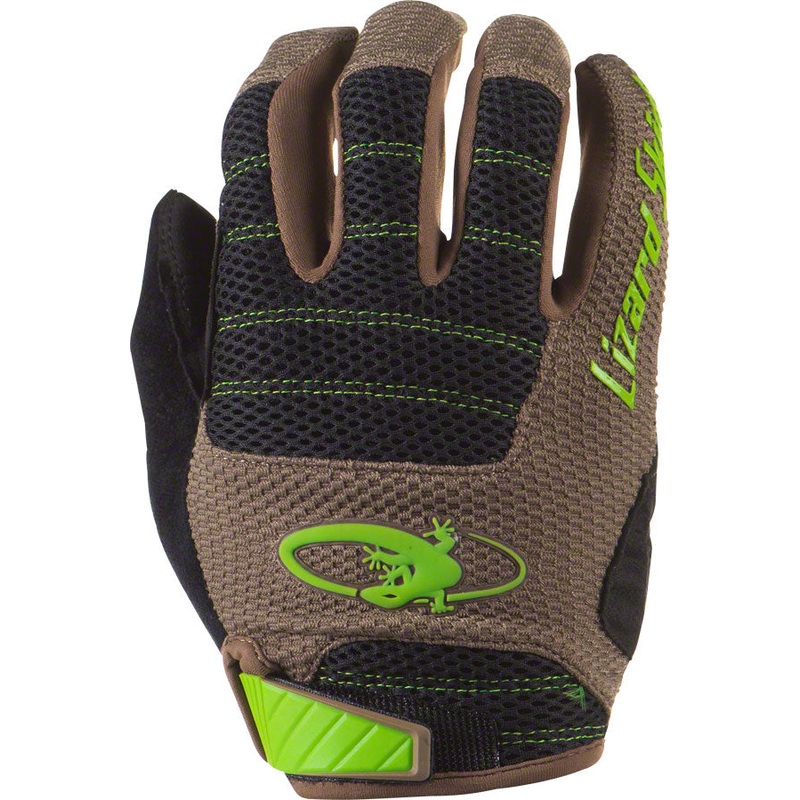 Lizard Skins Monitor AM Gloves – Olive/Jet Black Full Finger Medium