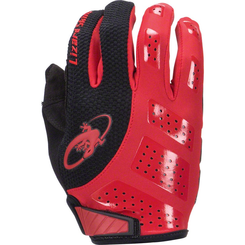 Lizard Skins Monitor SL Gel Gloves – Red/Black Full Finger Small