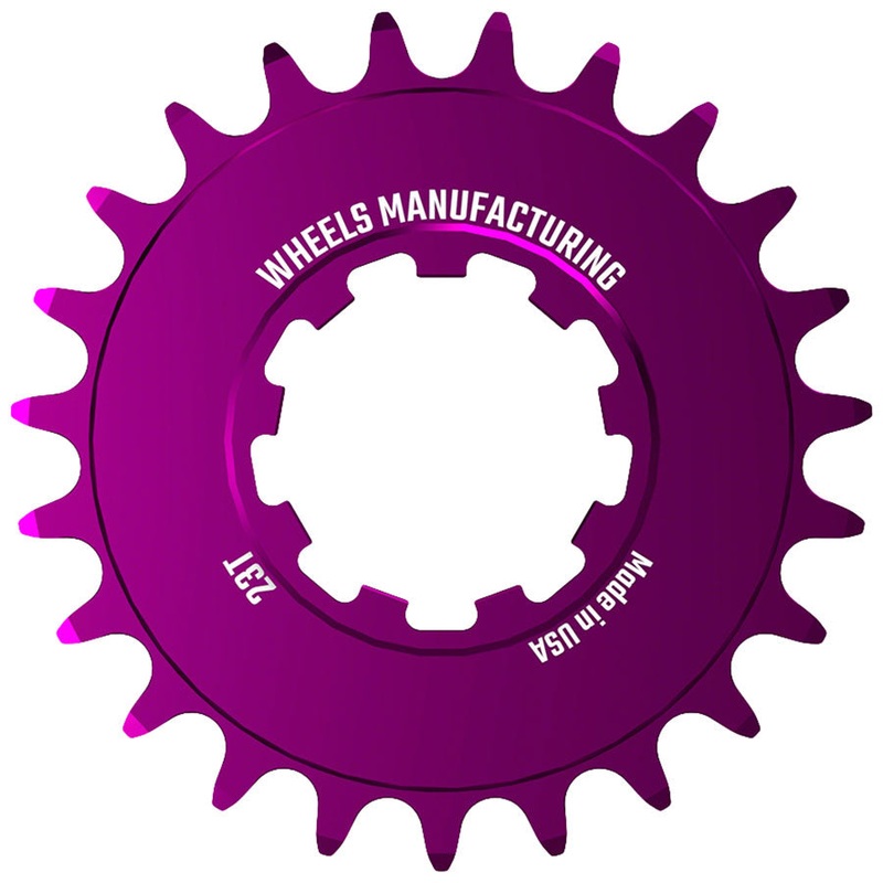 Wheels Manufacturing SOLO-SPEED Cog – 23t Fits SOLO-SPLINE SOLO-XD kits Purple
