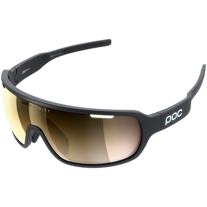 POC Do Blade Sunglasses – Uranium Black Violet/Gold-Mirror Lens