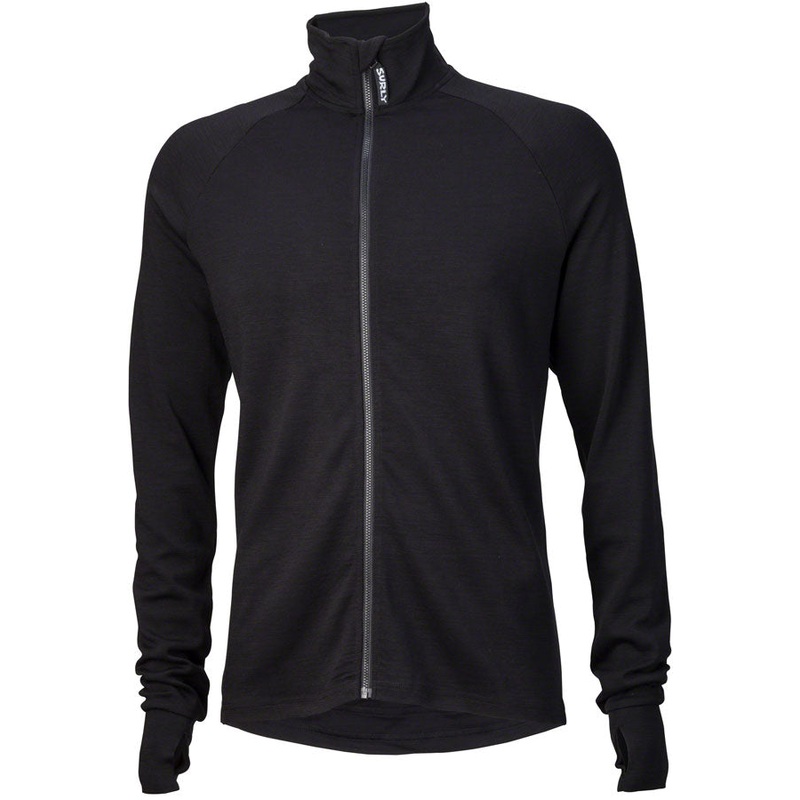 Surly Merino Wool Jersey – Black Long Sleeve Mens 2X-Large
