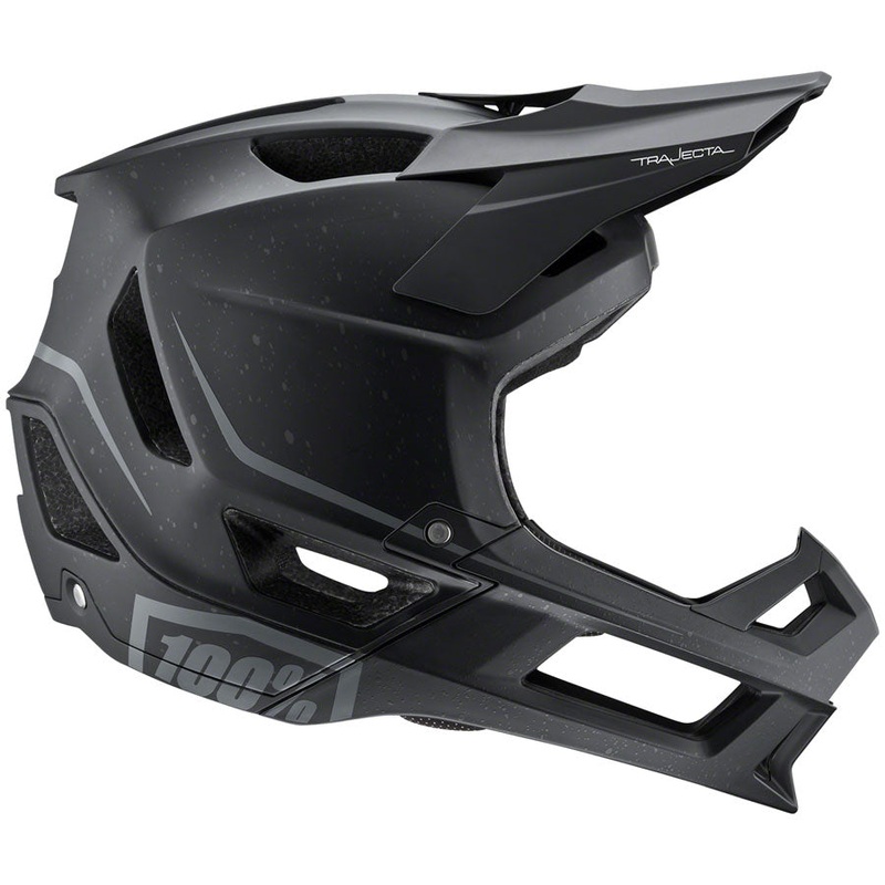 100% Trajecta Full Face Helmet with Fidlock – Black X-Large