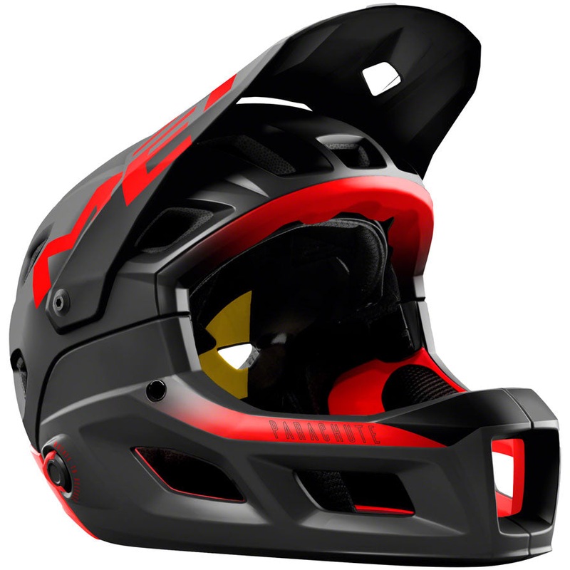 MET Parachute MCR MIPS Helmet – Black Red Small