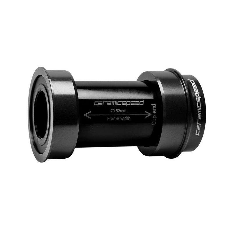 CeramicSpeed BBright Bottom Bracket – 24mm Spindle Coated Races Black