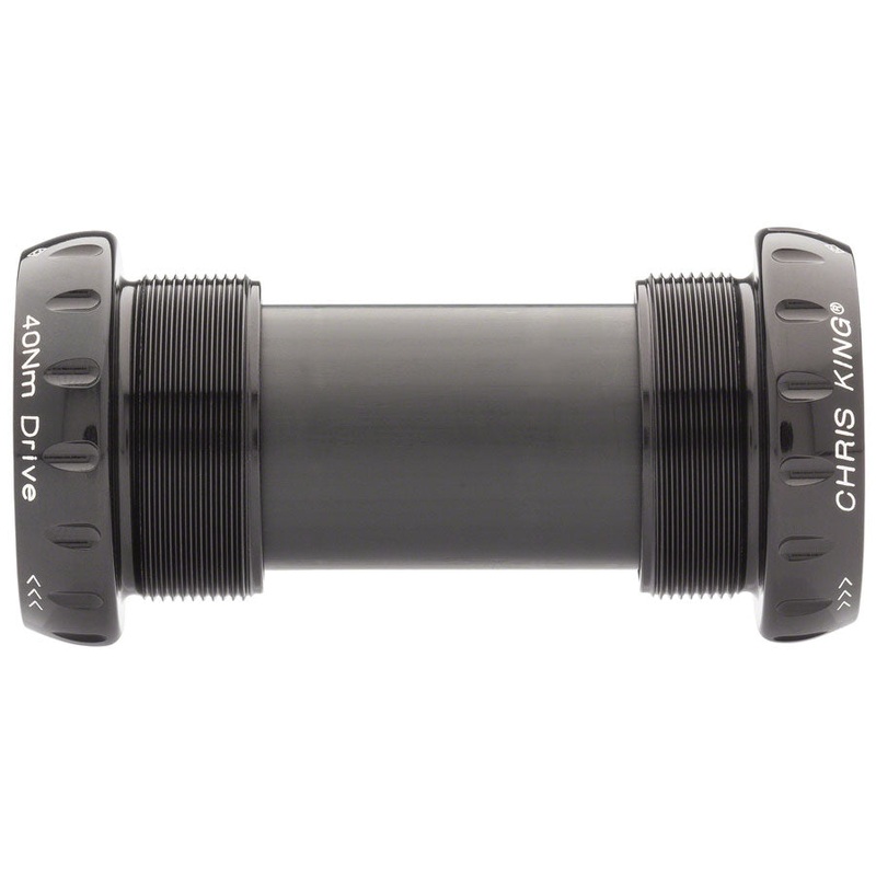 Chris King ThreadFit 24 Bottom Bracket Fit Kit 4 – English For Shimano Hollowtech II BLK