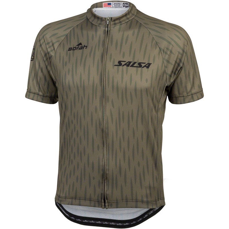 Salsa Mens Hinterland Jersey – Large Olive Green